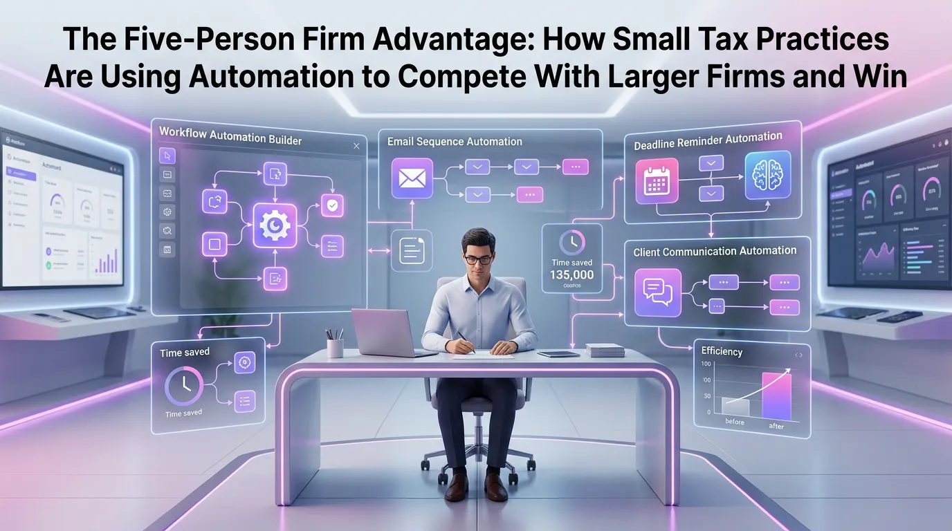 The Five-Person Firm Advantage: How Small Tax Practices Are Using Automation to Compete With Larger Firms and Win