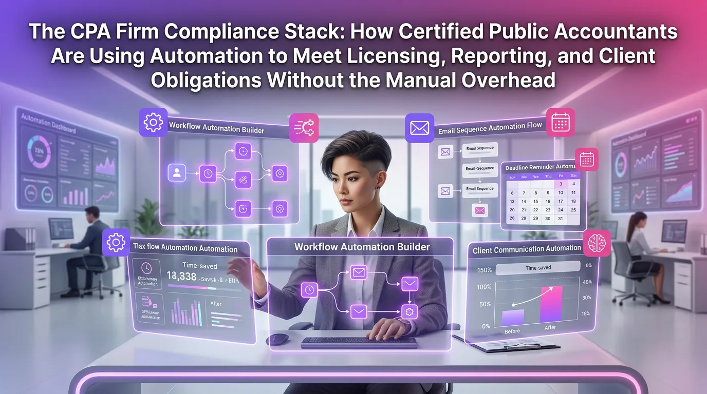 The CPA Firm Compliance Stack: How Certified Public Accountants Are Using Automation to Meet Licensing, Reporting, and Client Obligations Without the Manual Overhead