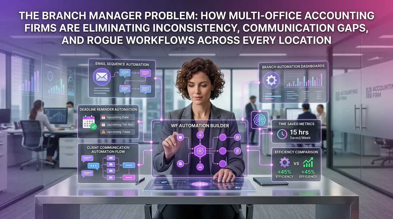 The Branch Manager Problem: How Multi-Office Accounting Firms Are Eliminating Inconsistency, Communication Gaps, and Rogue Workflows Across Every Location