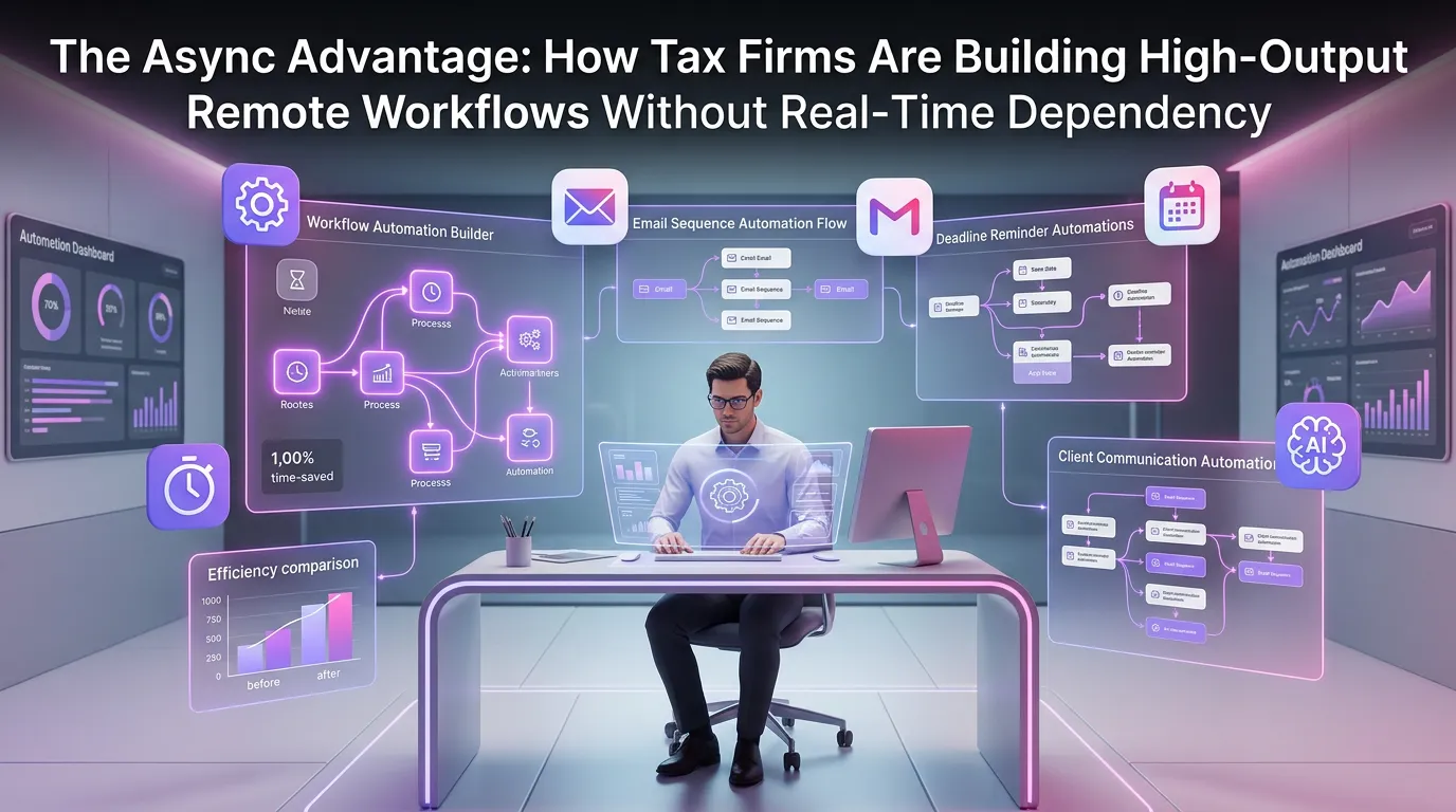 The Async Advantage: How Tax Firms Are Building High-Output Remote Workflows Without Real-Time Dependency