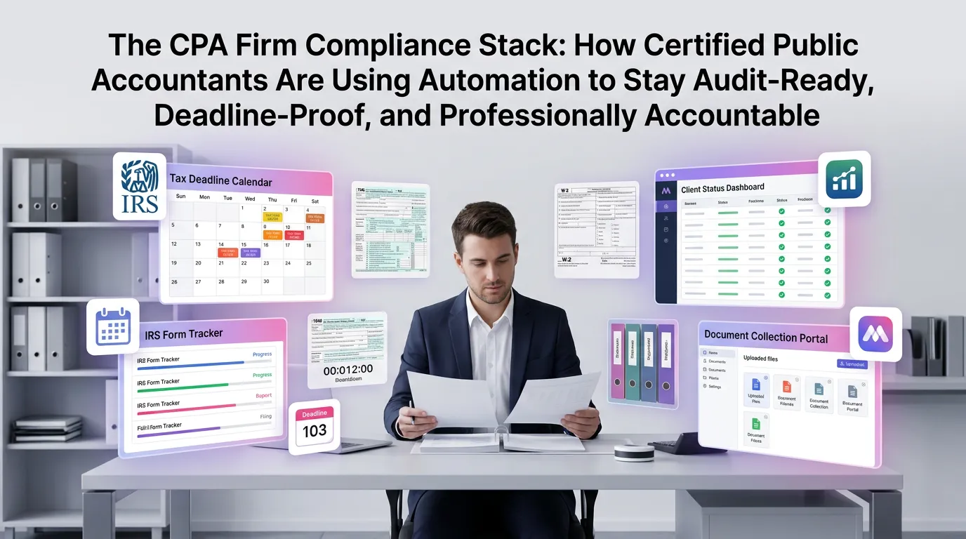 The CPA Firm Compliance Stack: How Certified Public Accountants Are Using Automation to Stay Audit-Ready, Deadline-Proof, and Professionally Accountable