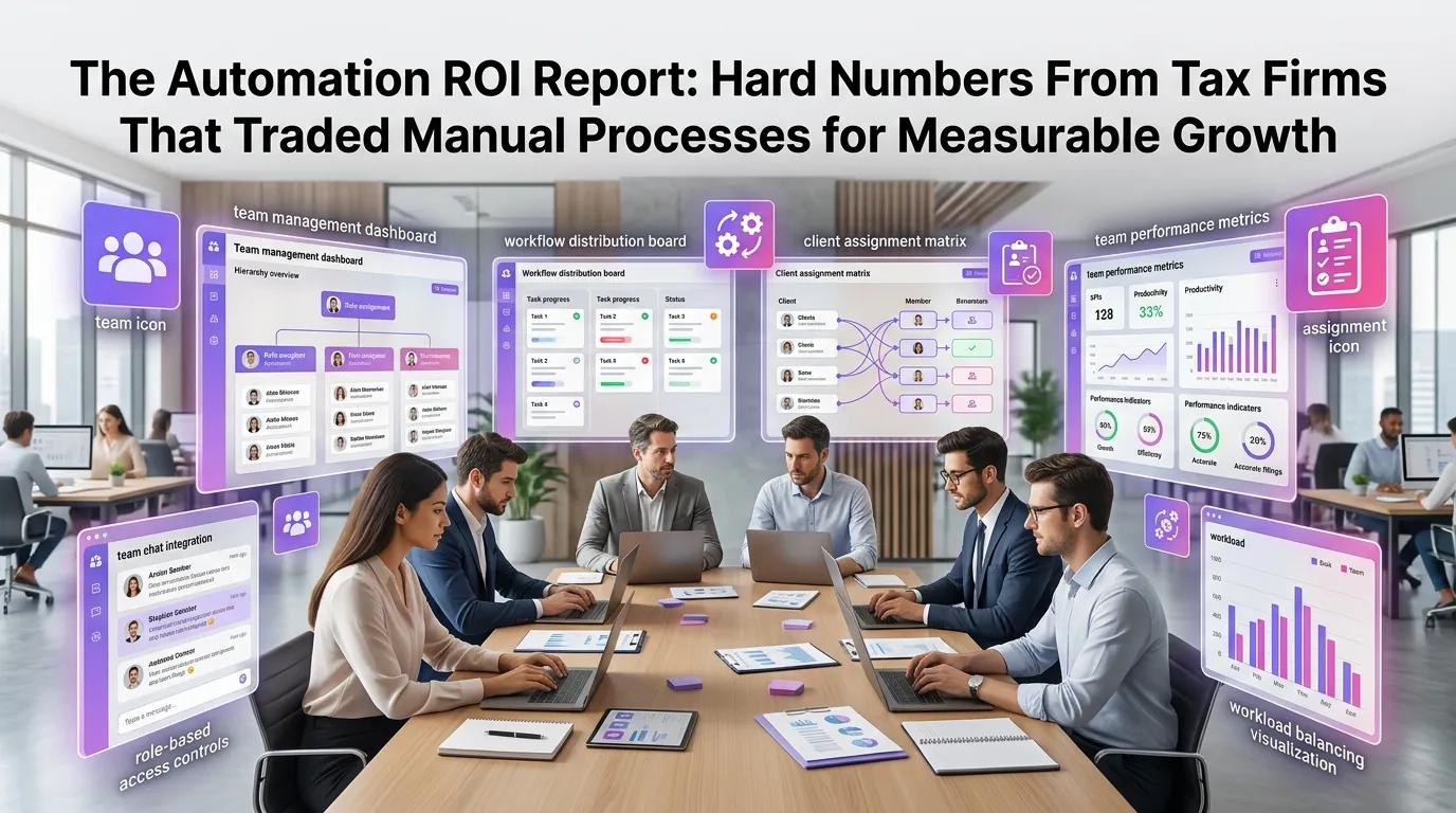 The Automation ROI Report: Hard Numbers From Tax Firms That Traded Manual Processes for Measurable Growth