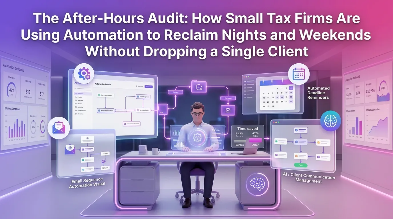 The After-Hours Audit: How Small Tax Firms Are Using Automation to Reclaim Nights and Weekends Without Dropping a Single Client
