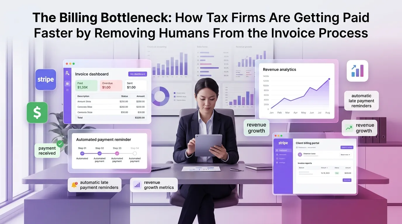 The Billing Bottleneck: How Tax Firms Are Getting Paid Faster by Removing Humans From the Invoice Process