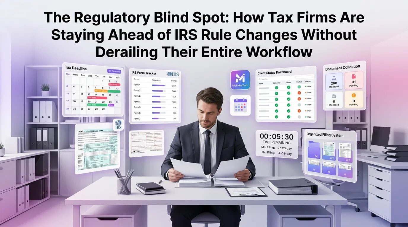 The Regulatory Blind Spot: How Tax Firms Are Staying Ahead of IRS Rule Changes Without Derailing Their Entire Workflow