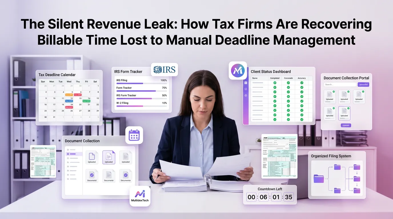 The Silent Revenue Leak: How Tax Firms Are Recovering Billable Time Lost to Manual Deadline Management