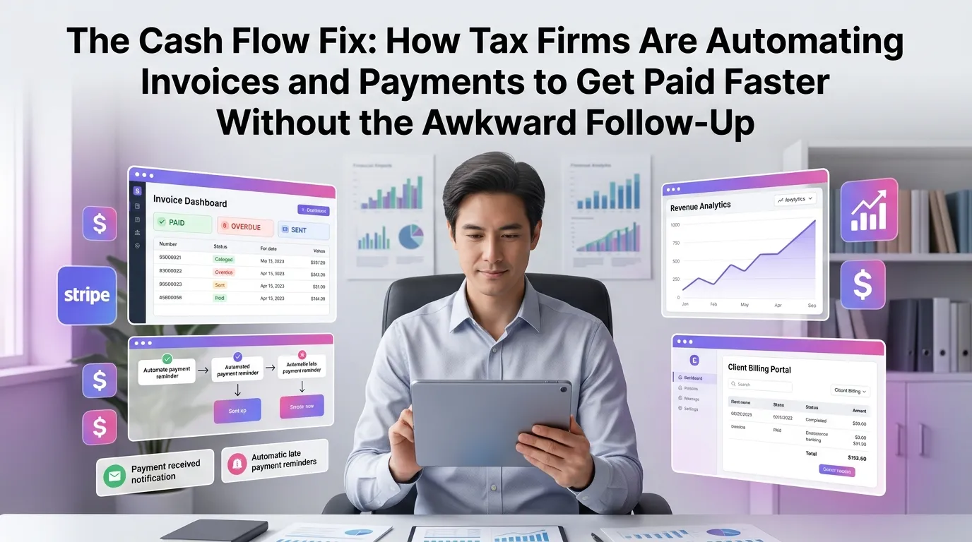 The Cash Flow Fix: How Tax Firms Are Automating Invoices and Payments to Get Paid Faster Without the Awkward Follow-Up