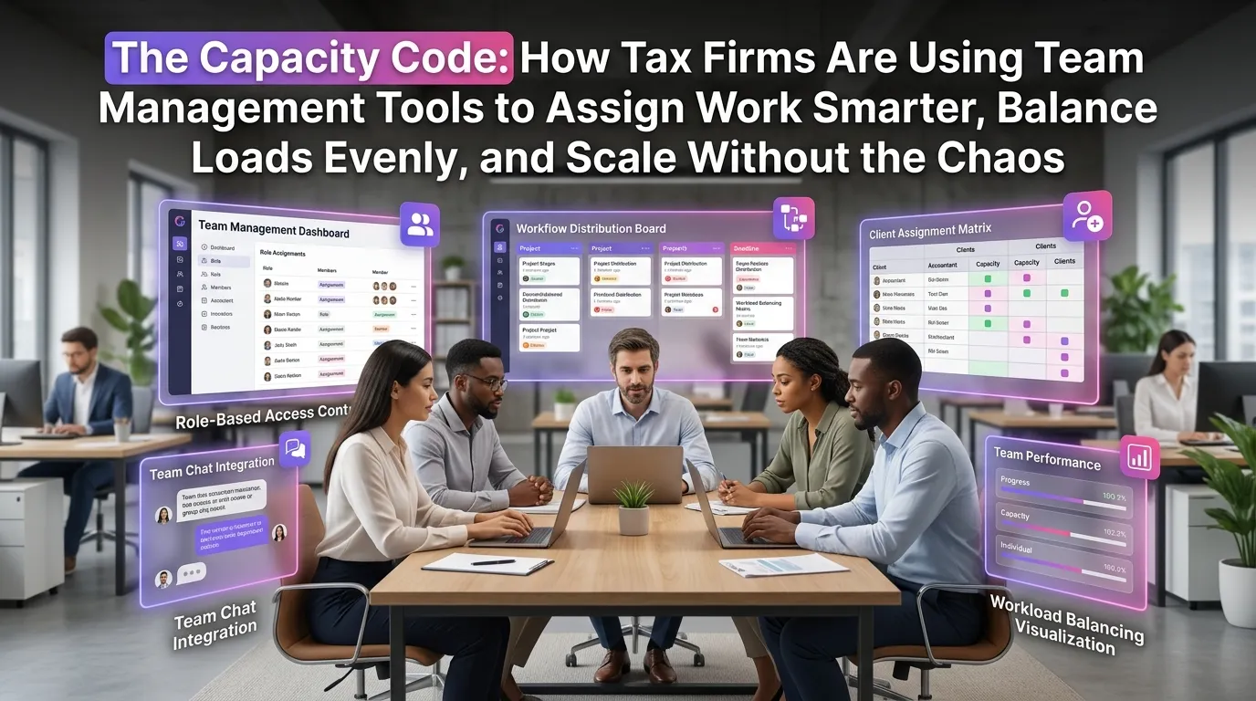 The Capacity Code: How Tax Firms Are Using Team Management Tools to Assign Work Smarter, Balance Loads Evenly, and Scale Without the Chaos