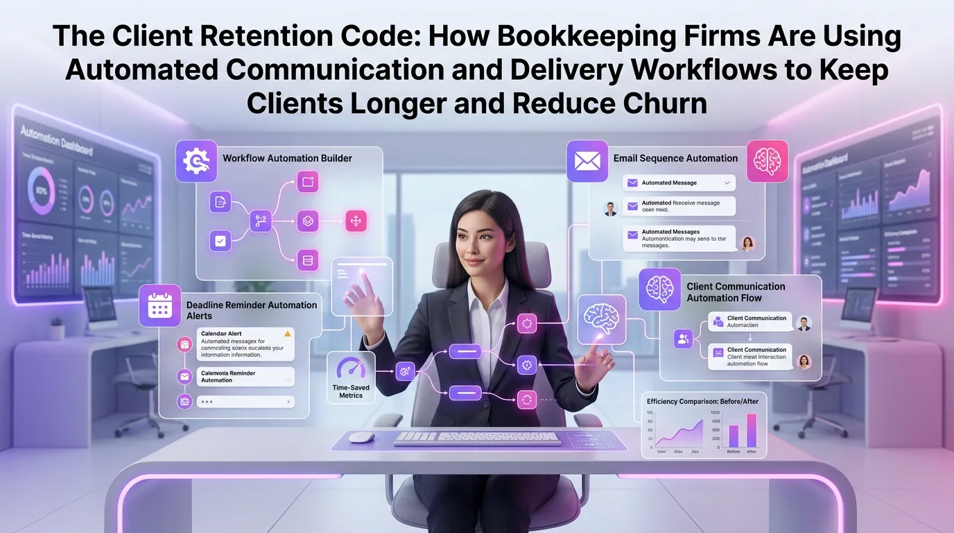 The Client Retention Code: How Bookkeeping Firms Are Using Automated Communication and Delivery Workflows to Keep Clients Longer and Reduce Churn